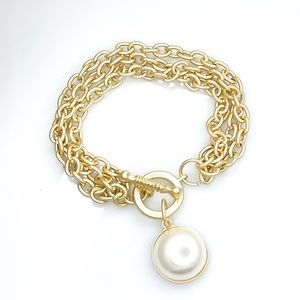 Matte gold bracelet